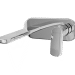 Blutide Spring Basin Concealed Mixer with Spout - Chrome