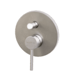 Blutide Moon Concealed Diverter Mixer - Brushed Stainless Steel