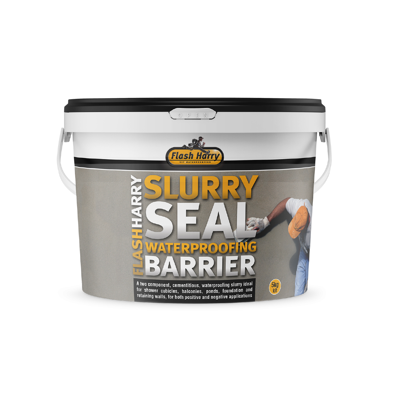 9400620005-100 Flash Harry Slurry Seal Waterproofing Barrier 5kg - Image 1